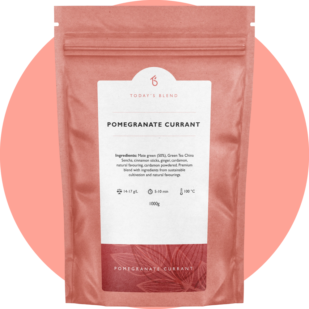 Today's Blend Pomegranate Currant Back Package
